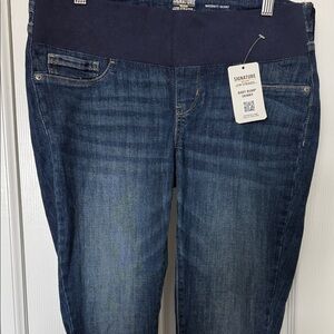 Levi Strauss Signature Gold Maternity Skinny Jeans Medium Blue NWT